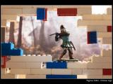 PAGNEUX Gilles - Expo 2018 - Papier 3 - Château Lego