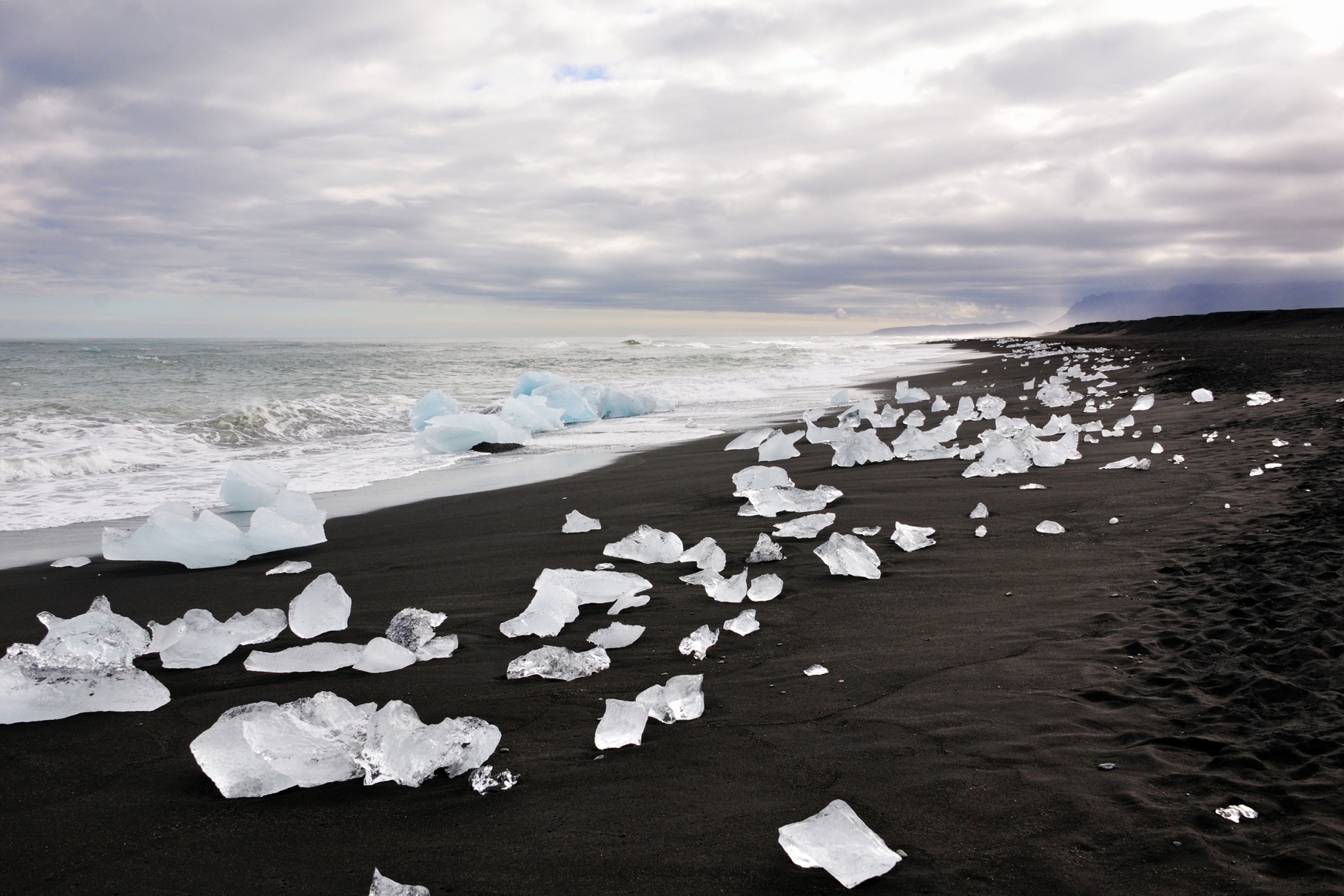 HOELLINGER Sabine - Expo 2017 - Papier 3 - Terminus pour les icebergs Jökulsárlón (Islande)