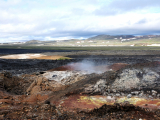HOELLINGER Sabine - Expo 2017 - Projection 1 - Champ de lave au pied du volcan Krafla (Islande)